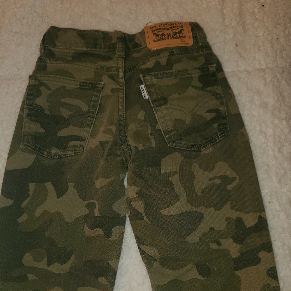 Levi's camouflage jeans, boys